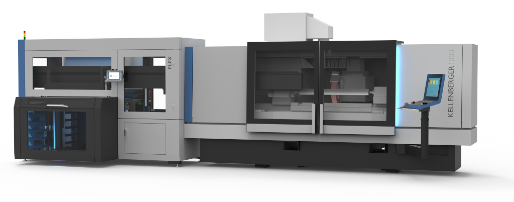 The Kellenberger 1000 has hydrostatic guideways in all main axes for shape accuracy in grinding tasks with interpolating axes and automated with Automation Flex